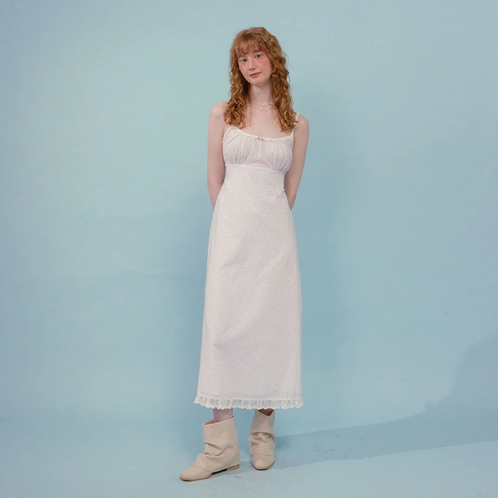 Country Floral Dress (Pink)