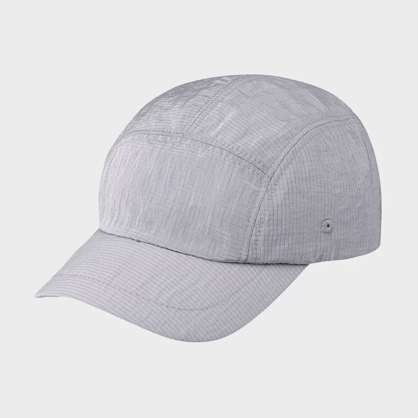 彩盤 網格 Camp Cap Silver Gray