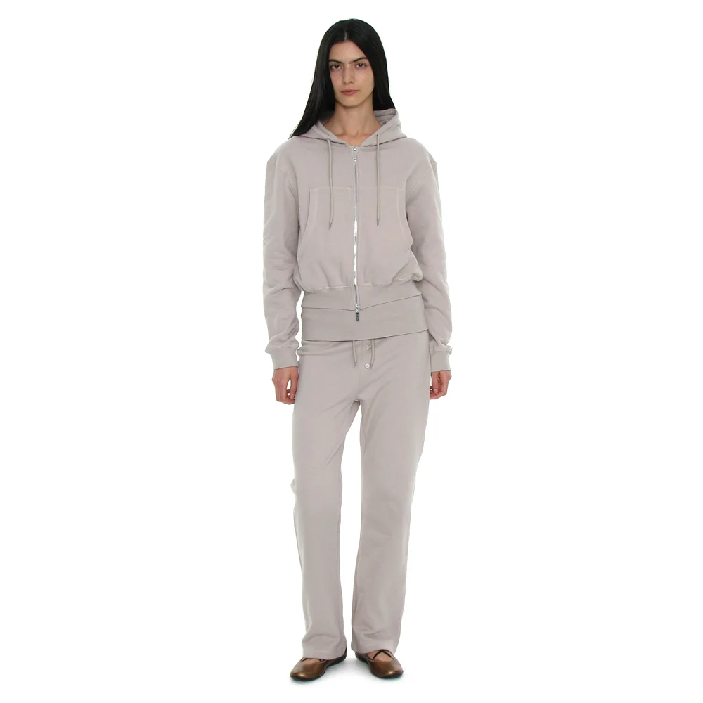 PWC COTTON HOODIE ZIP-UP_ECRU