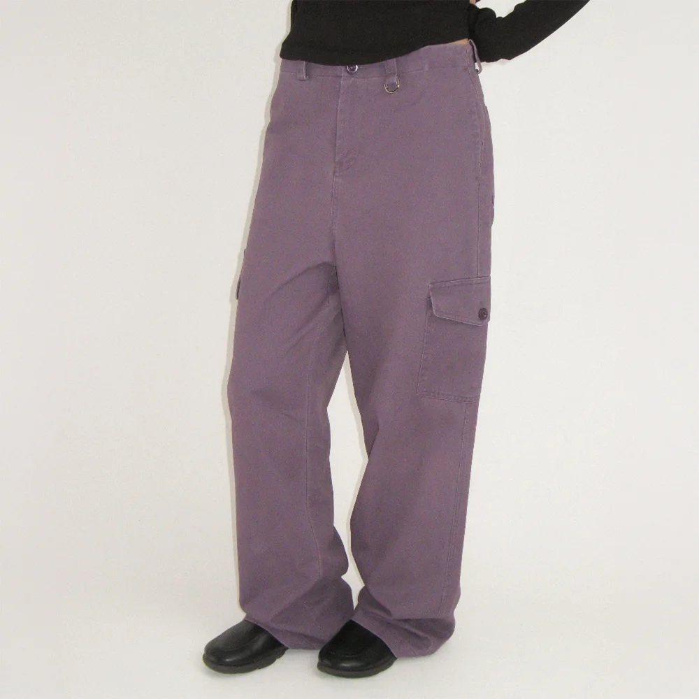 PIGMENT DOUBLE CARGO PANTS PURPLE