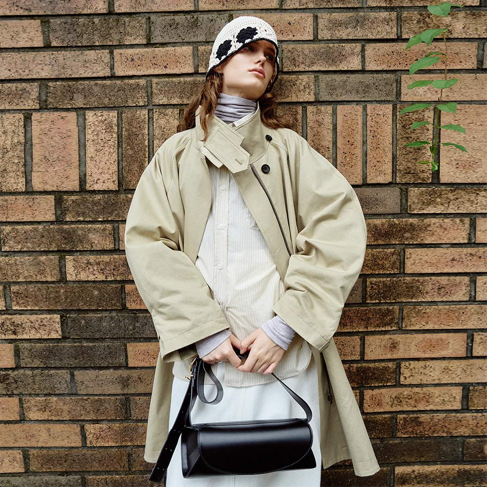 Barren trench jacket_Beige