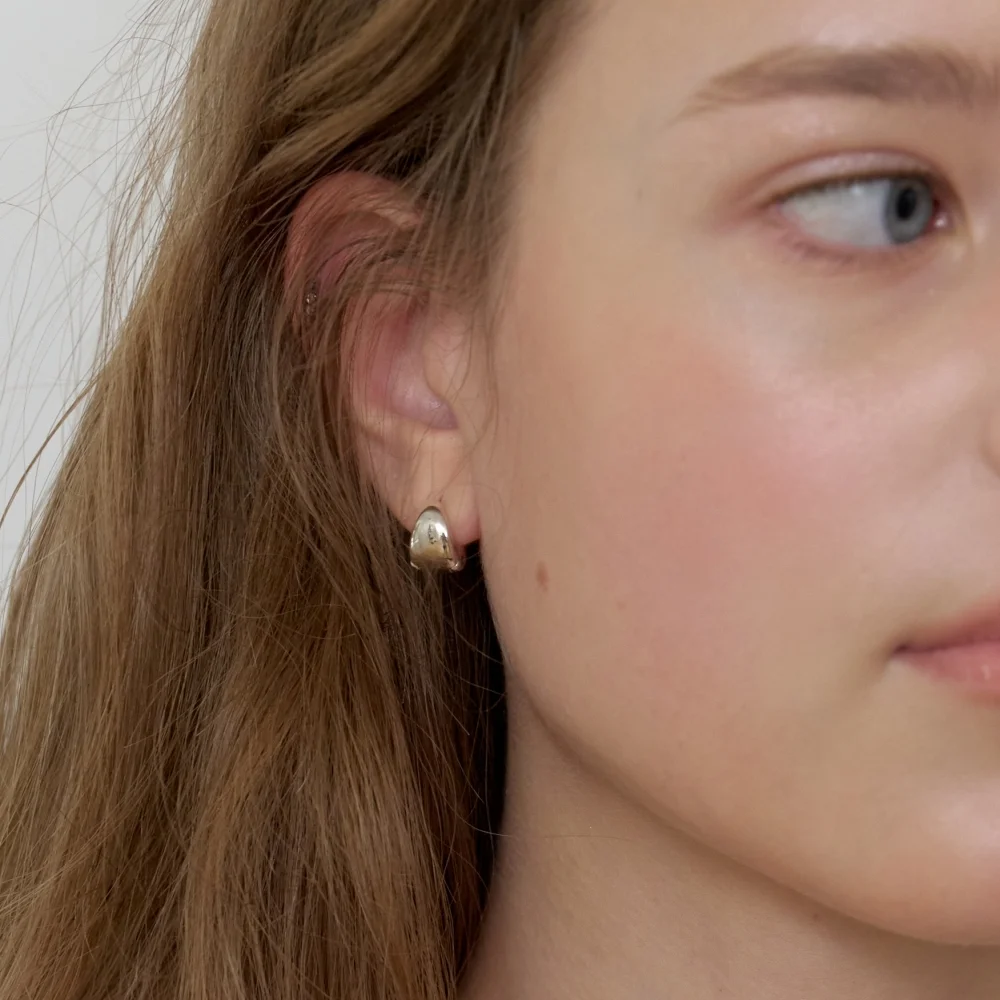 Daily Core Cone Ring Earrings (L262MER070)