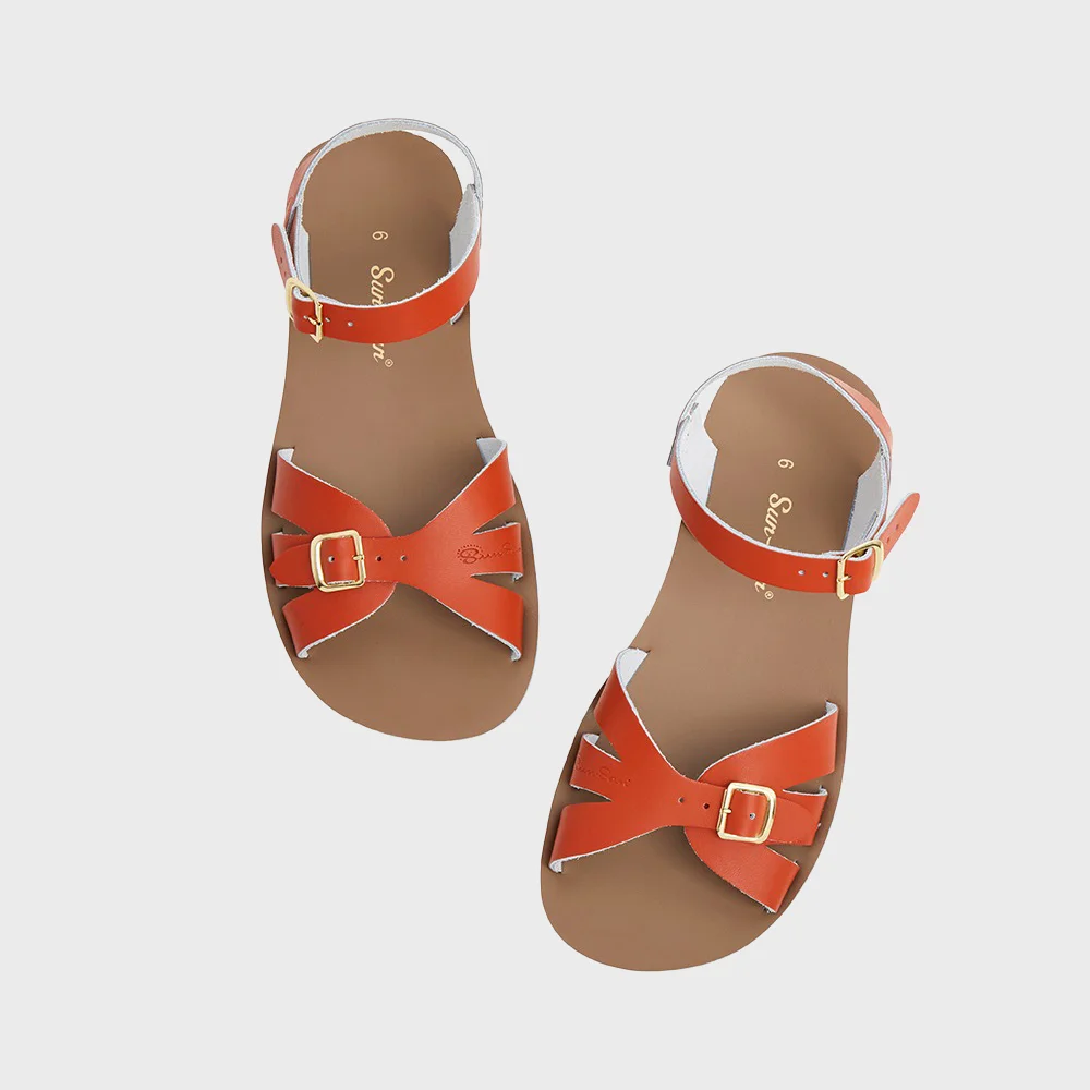 SALT-WATER SANDAL ADULT BOARDWALK PAPRIKA