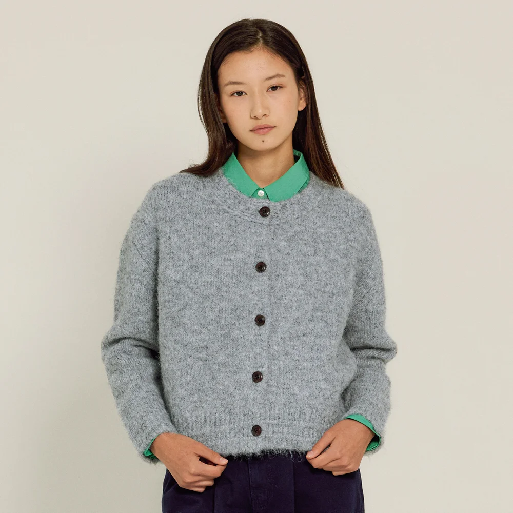 Fog Cardigan (Melange Gray)