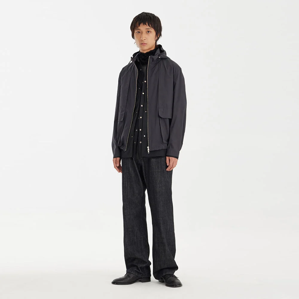 Hooded Jumper - Charcoal Grey