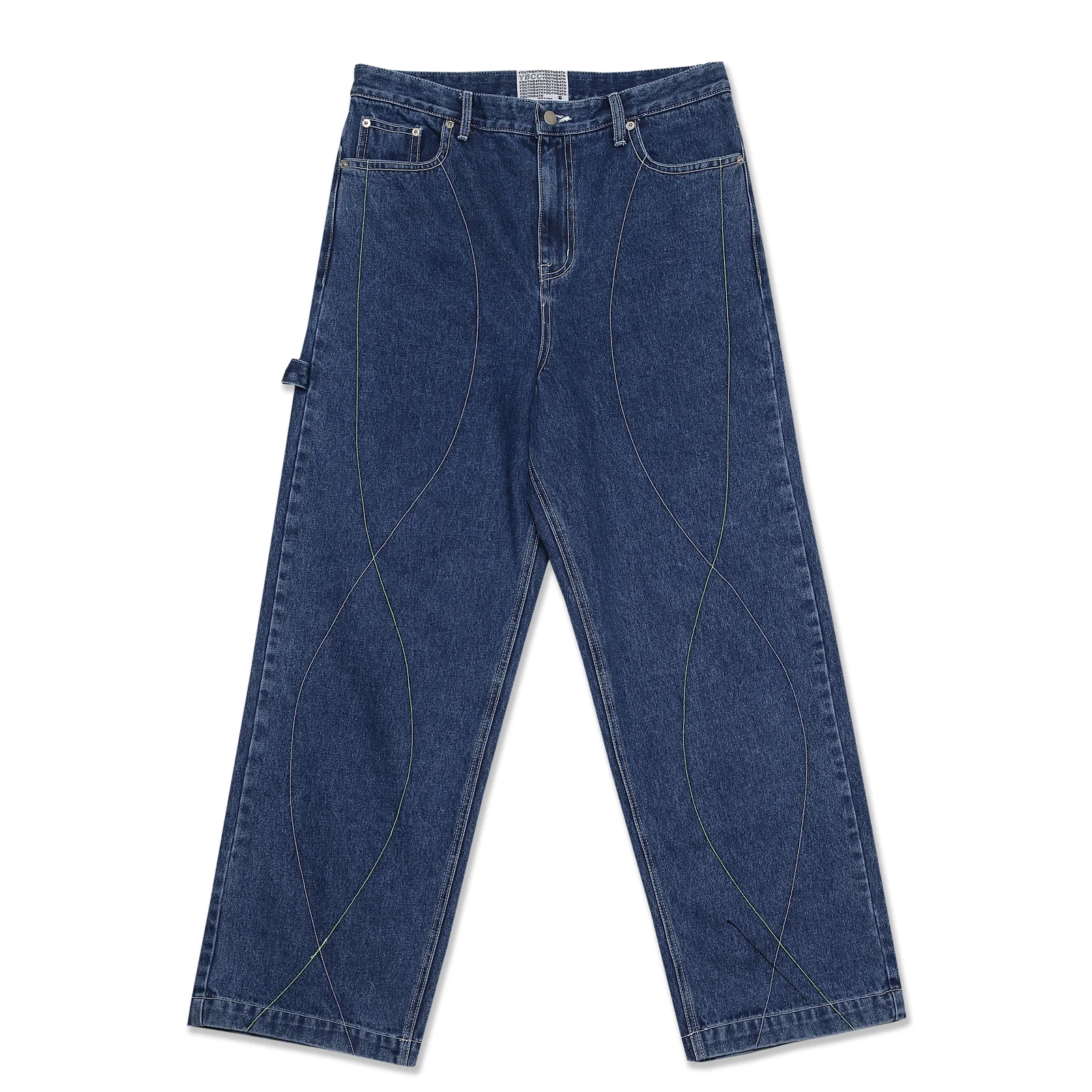 STITCH WIDE DENIM_BLUE
