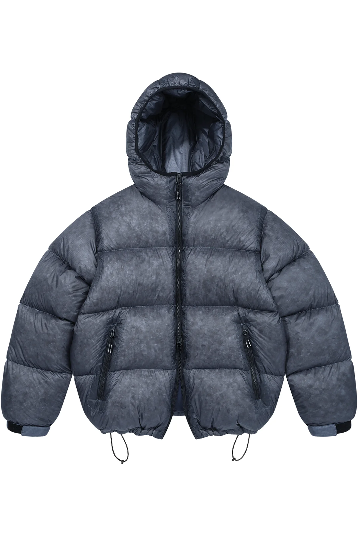 LM CLOUD COLOR LAYERED HOOD DOWN JP (NAVY)