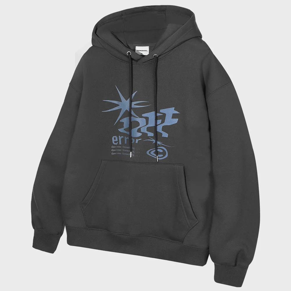 Off Error 連帽衫_炭灰色