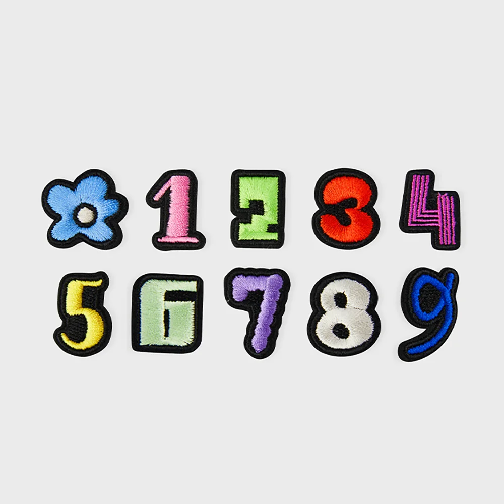 數字 徽章貼 色 (選項: 0-9)