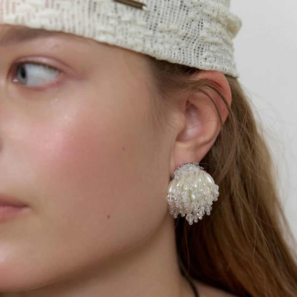 Crystal Bouquet Earrings (L262MER030)