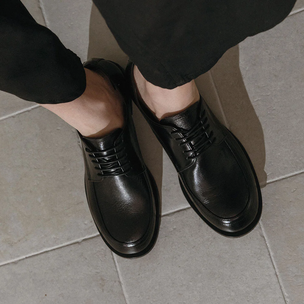 Mila derby (Glossy leather)