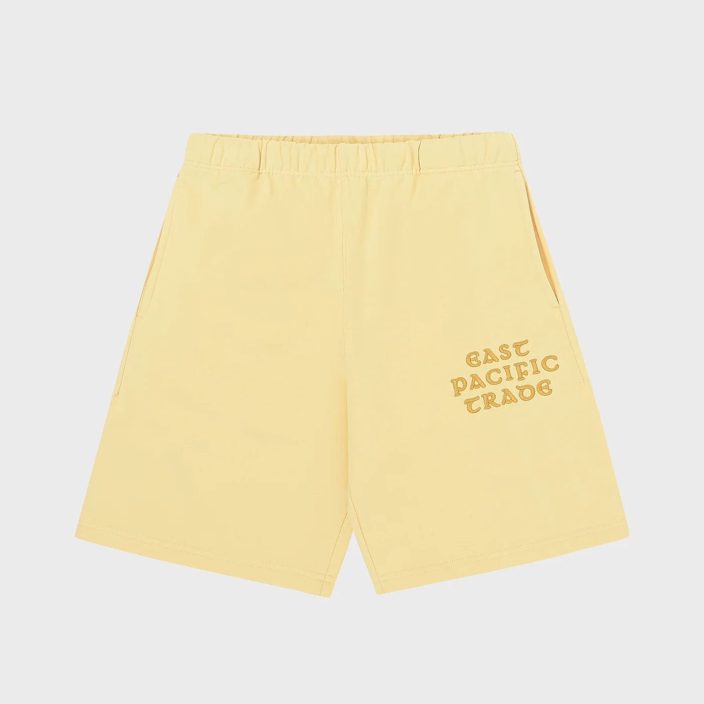 EMBROIDERED SWEATSHORTS (YELLOW)