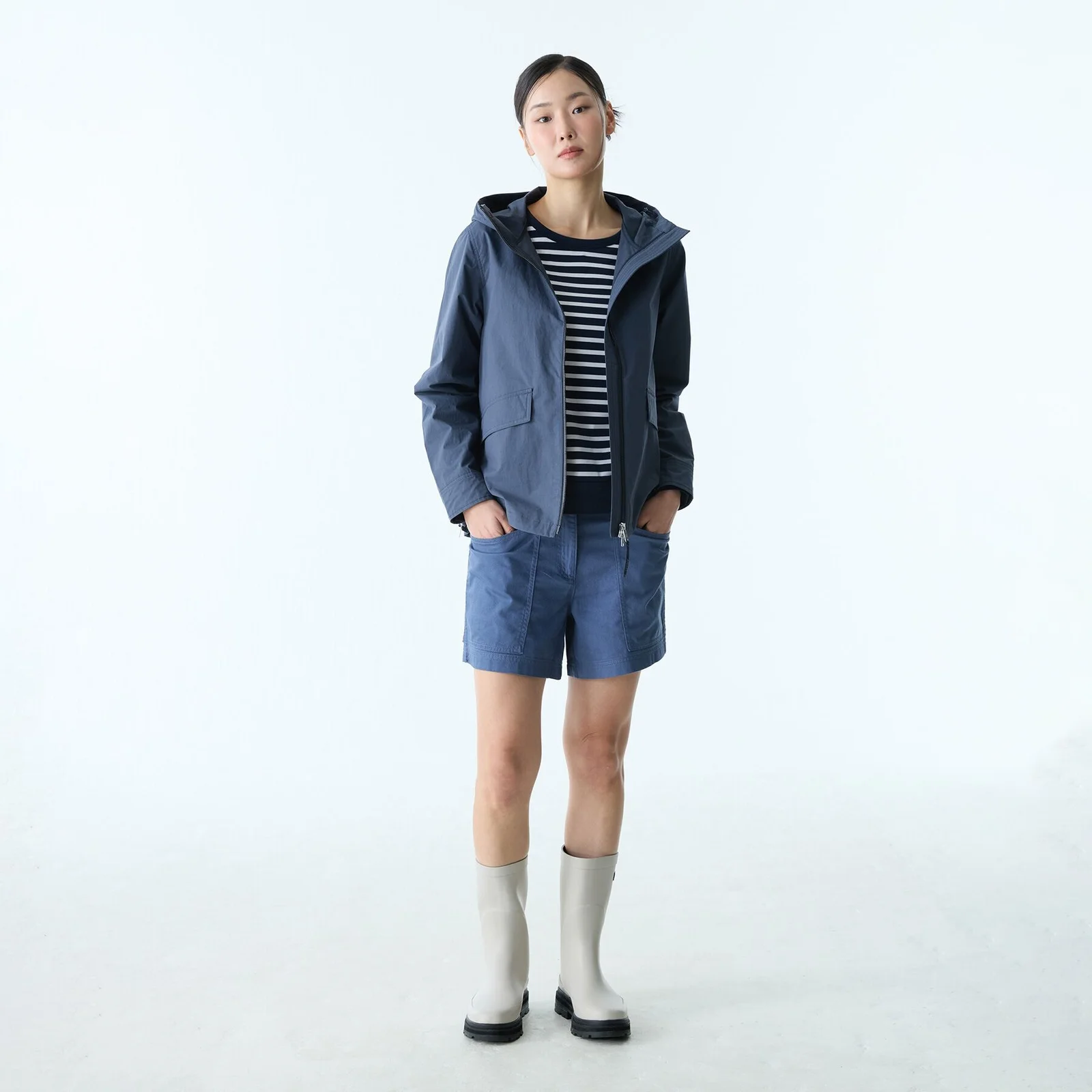 女裝 純棉 亞麻 短褲 AIS25WBOT002MRA