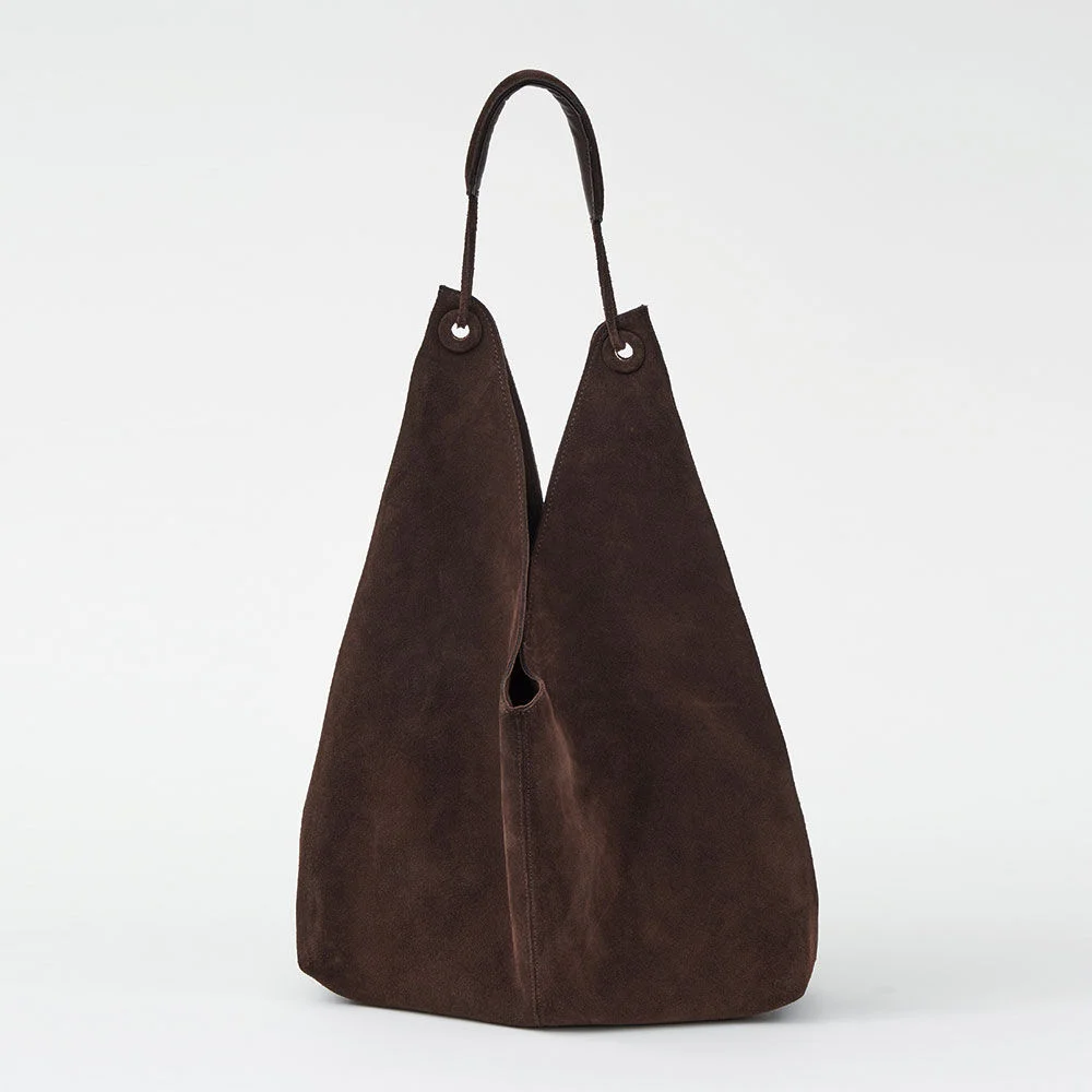 Suede Hobo Bag(Brown)