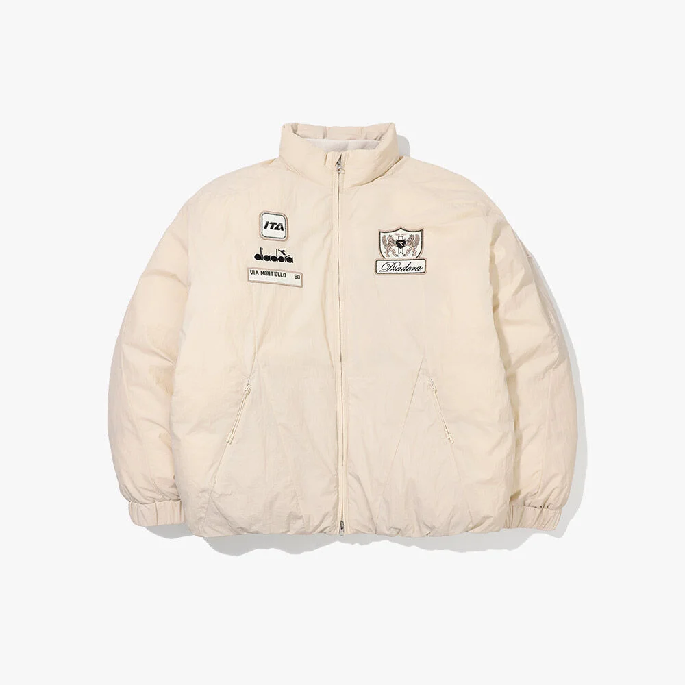 冬季 Pit Crew Racer 鵝絨 外套 BEIGE