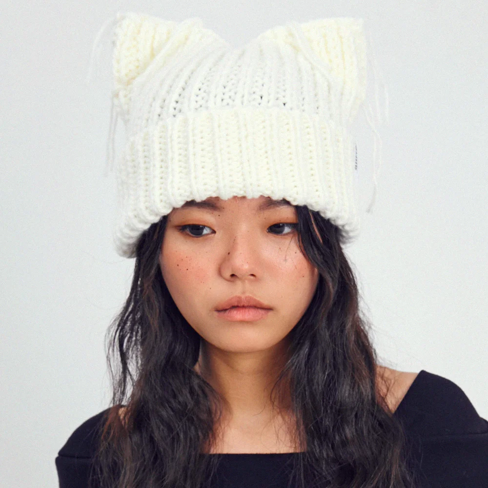 BREAD WHITE BEANIE