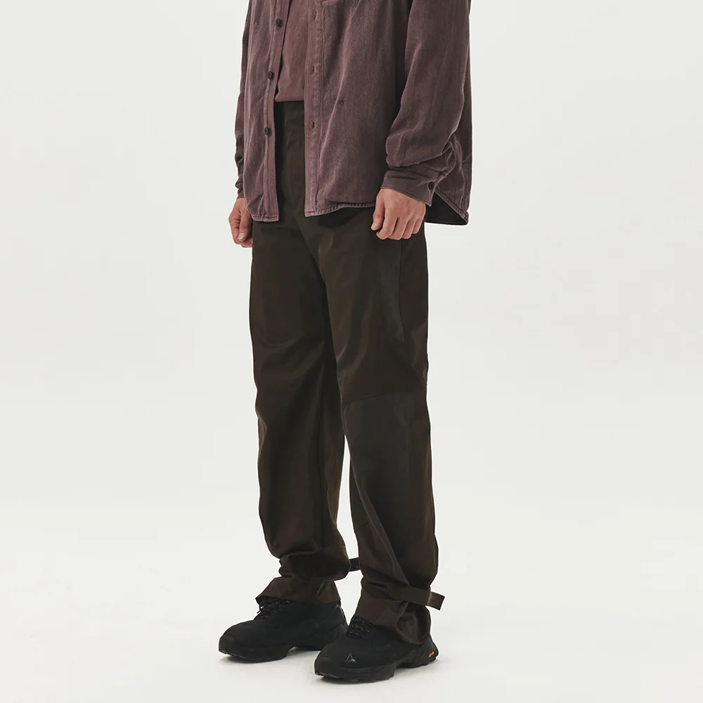 NYLON COMBINATION PANTS (BROWN)