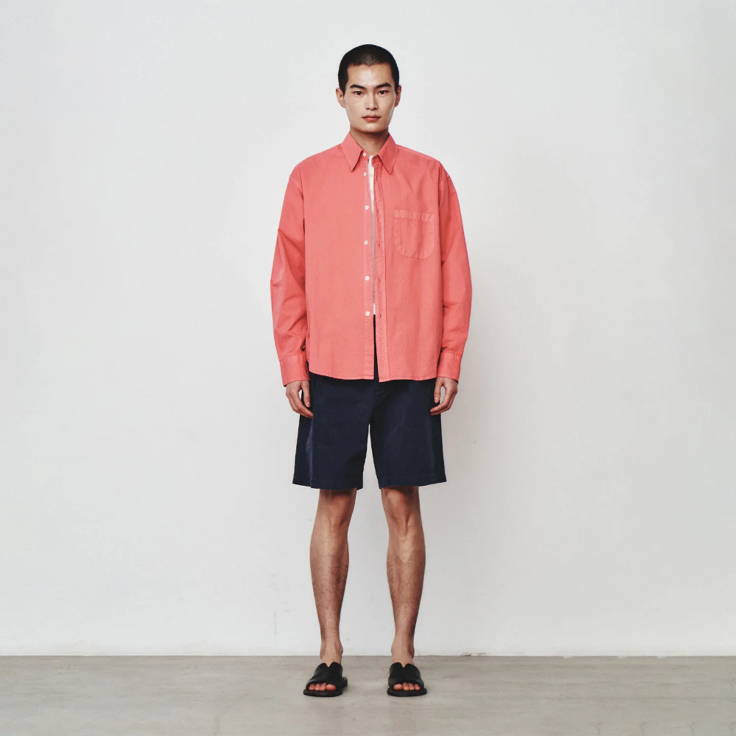 Saint Garment-dyed Shirt_ Sunset