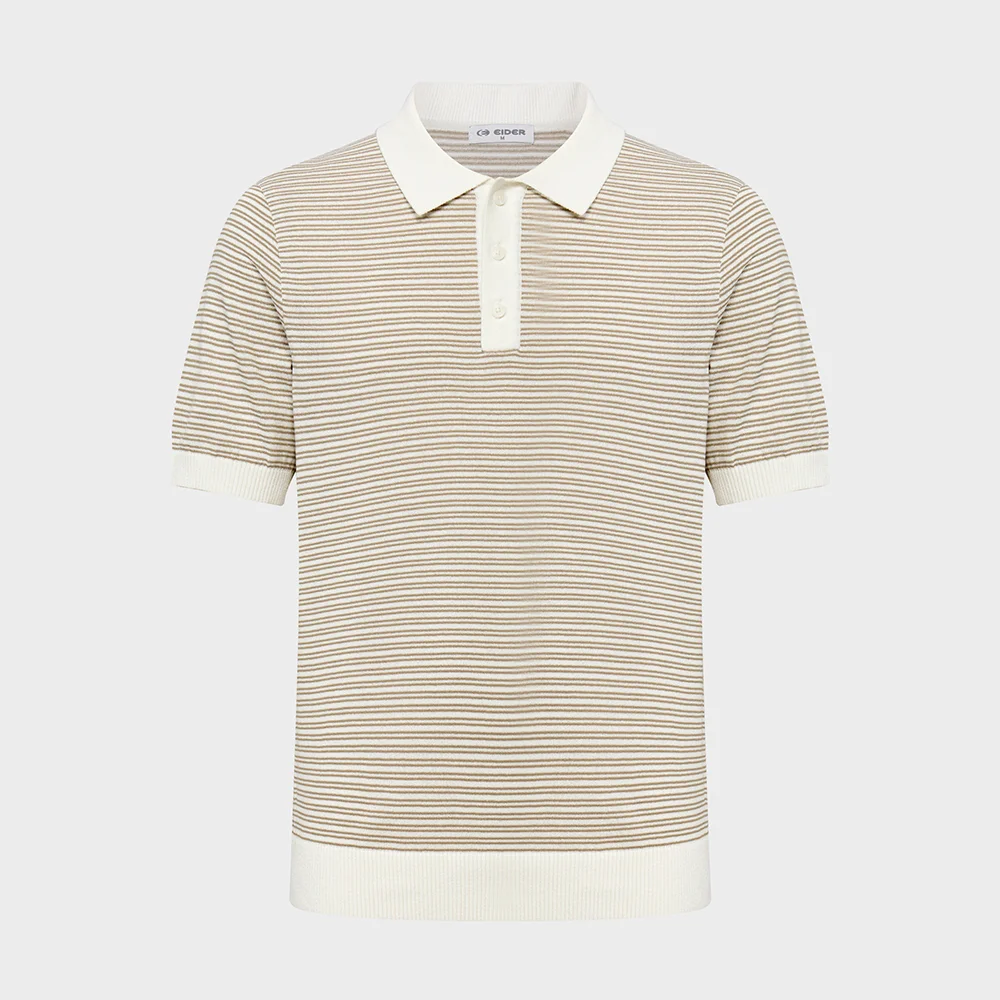 ICE SWEATER (冰霜色 毛衣) 男裝 短袖 Polo_Beige_DMM26277E2