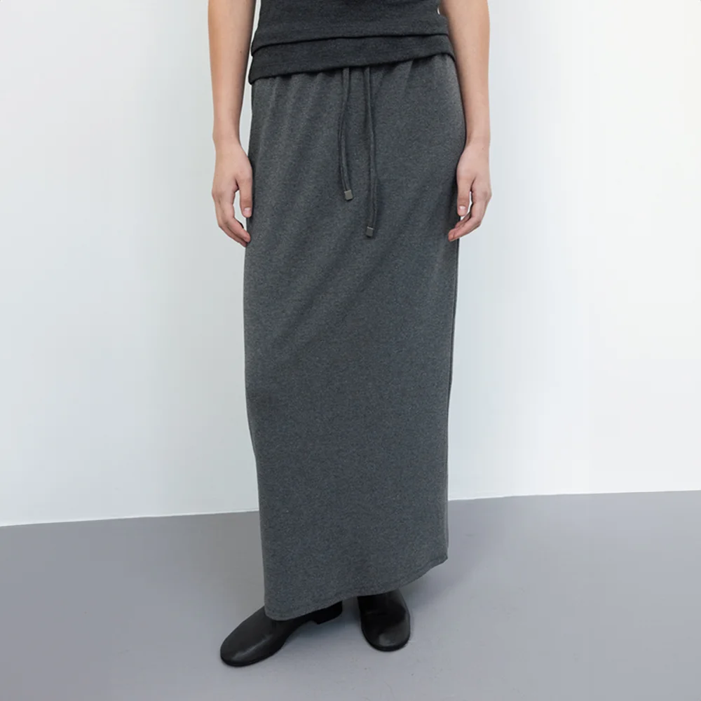 Cotton Banding Skirts (Charcoal)