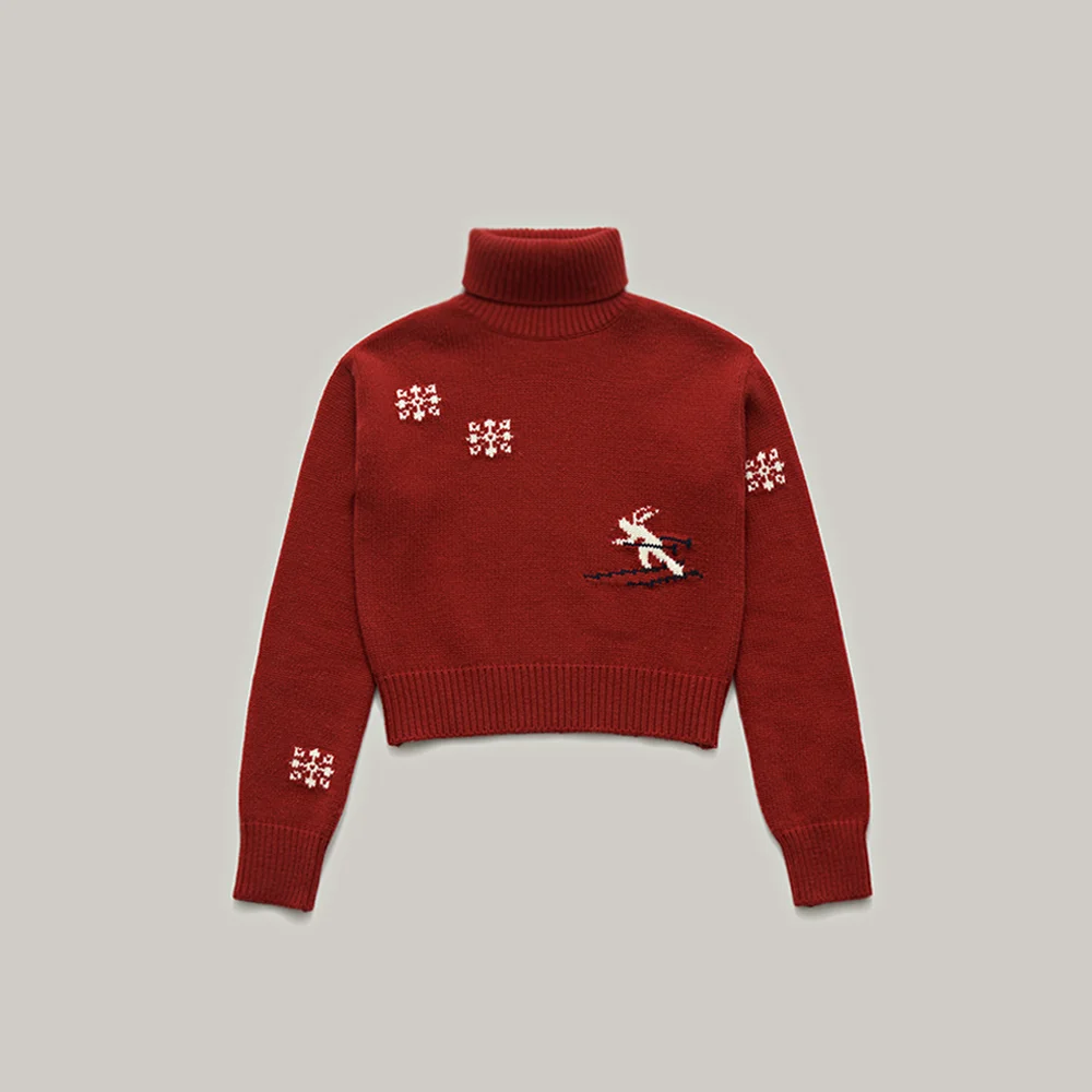 ski sweater (red)
