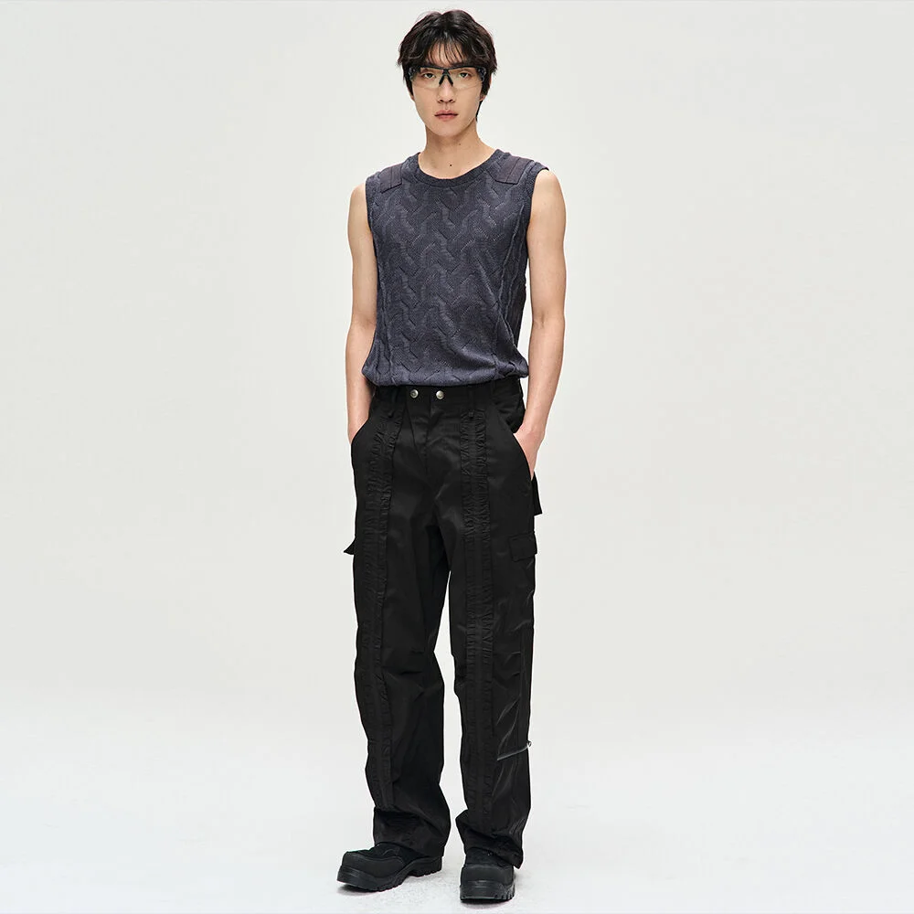 KENLEY CARGO PANTS apa702m(BLACK)