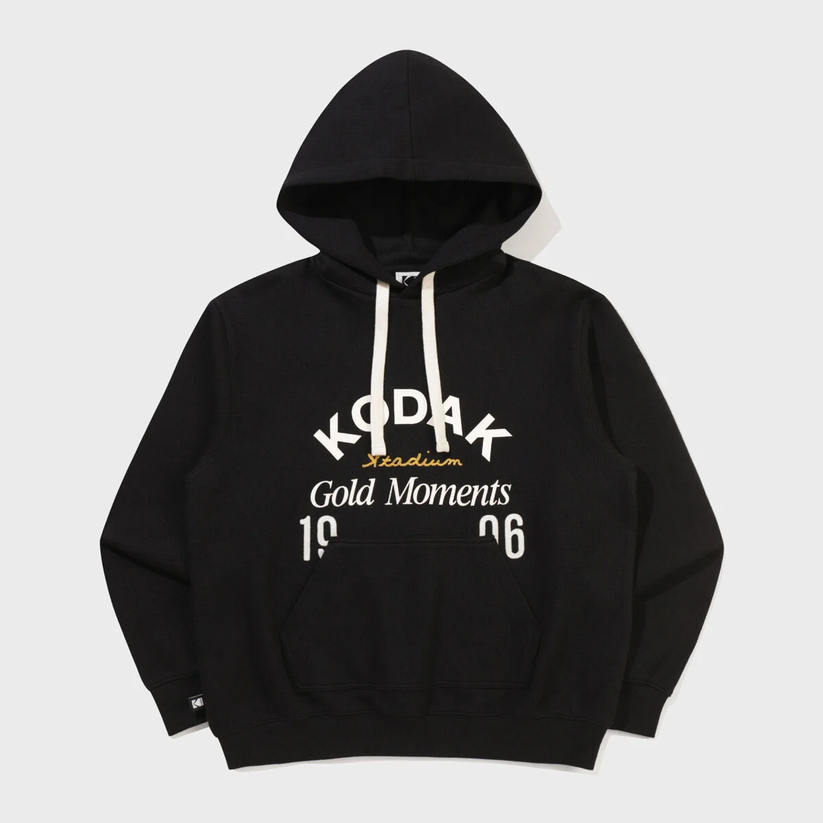 Gold Moment 大標誌 連帽衫 T恤 BLACK