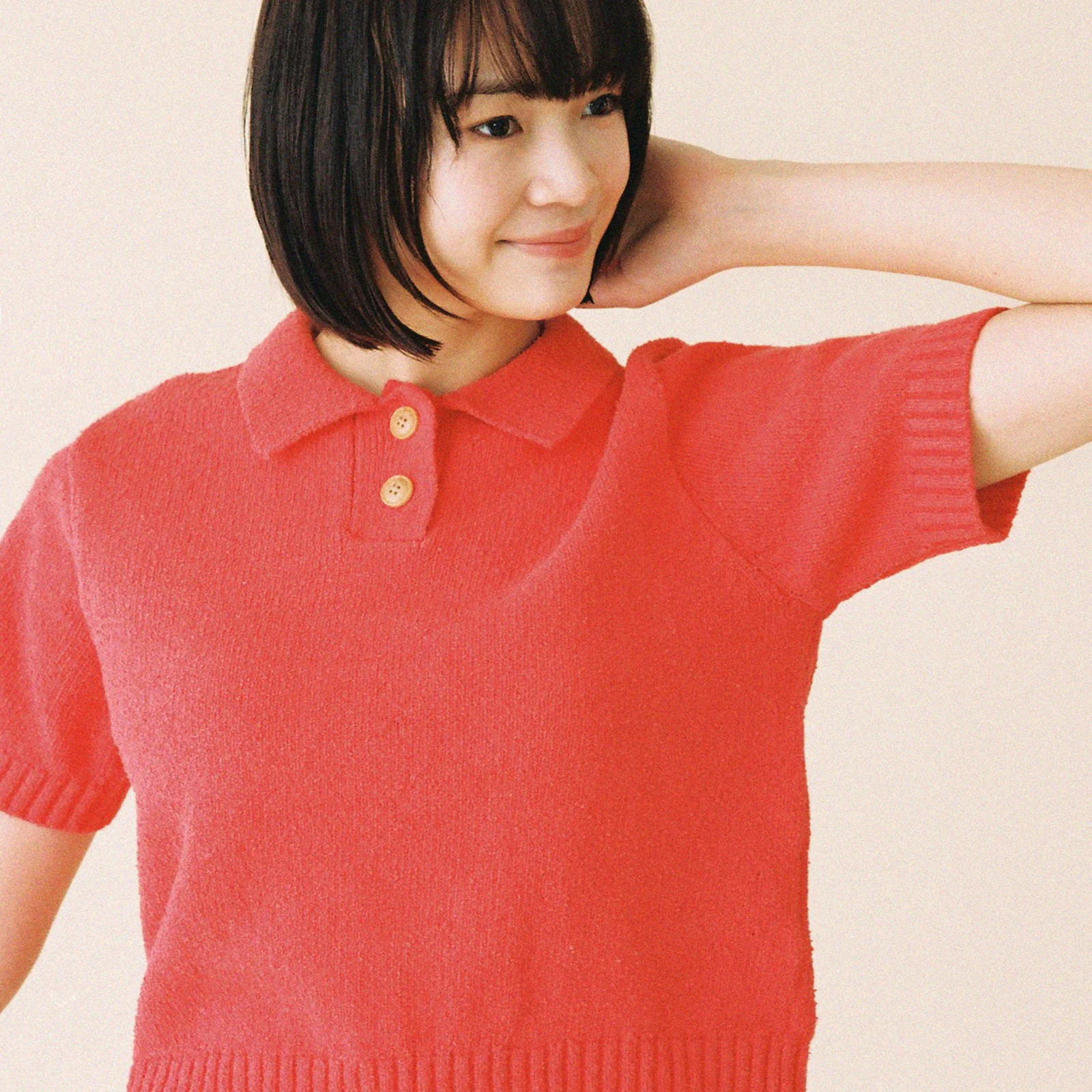 Woody boucle knit(RED)