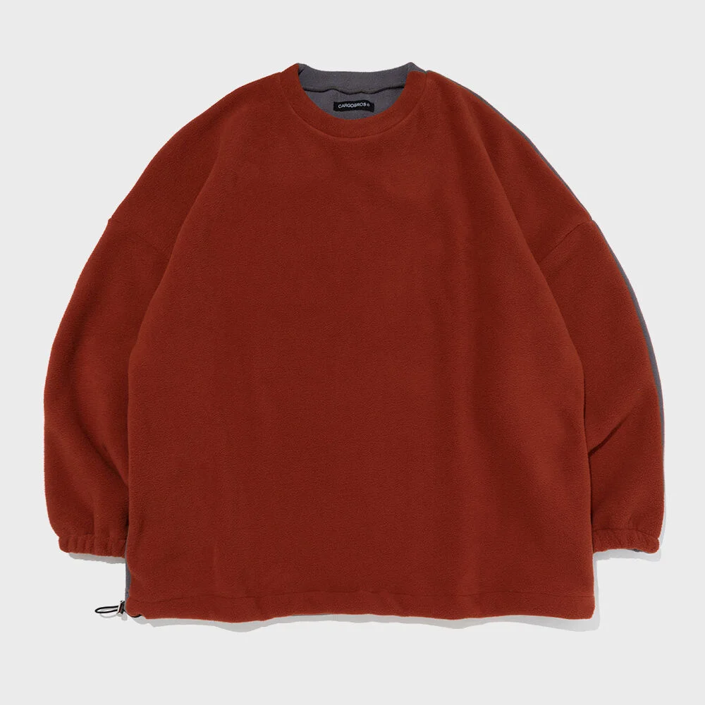 CB HEAVY FLEECE SWEATSHIRT (ORANGE)