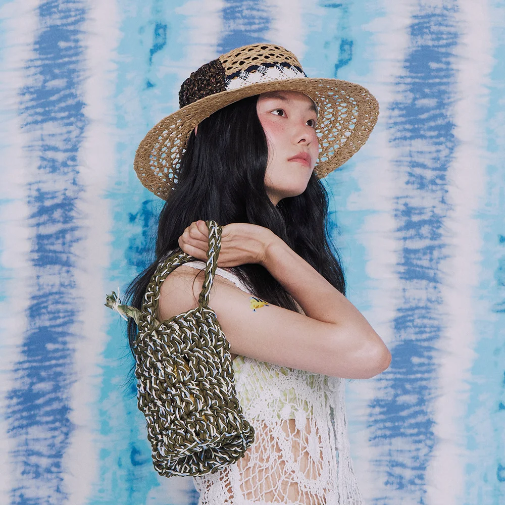 WATERY ROUNDY NET KHAKI
