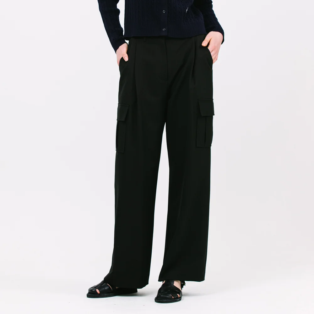 JK side pocket pants_black