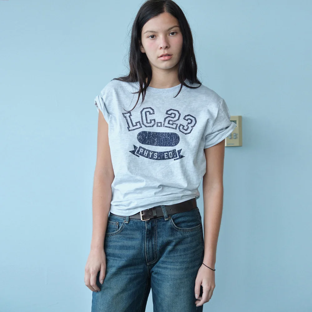 Lc 23 TEE_LIGHT MELANGE GREY