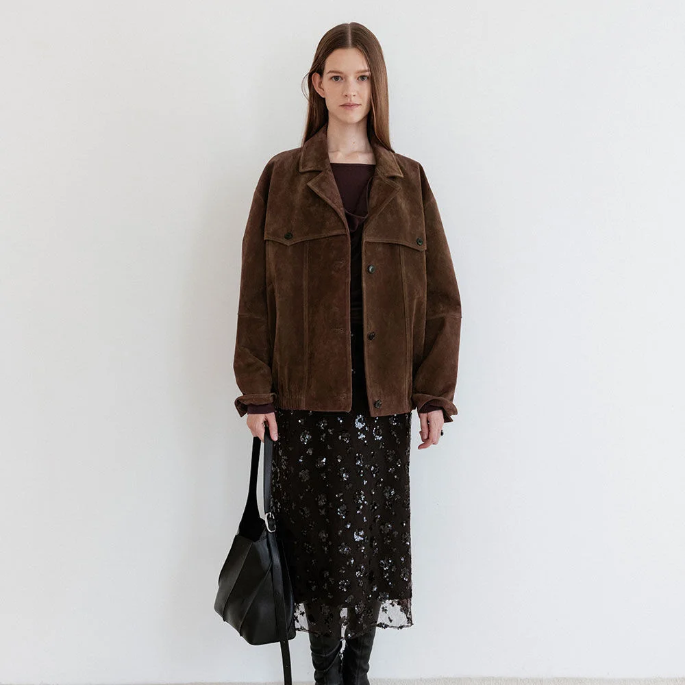 Real Suede Blouson Jacket SL5AJ311-93