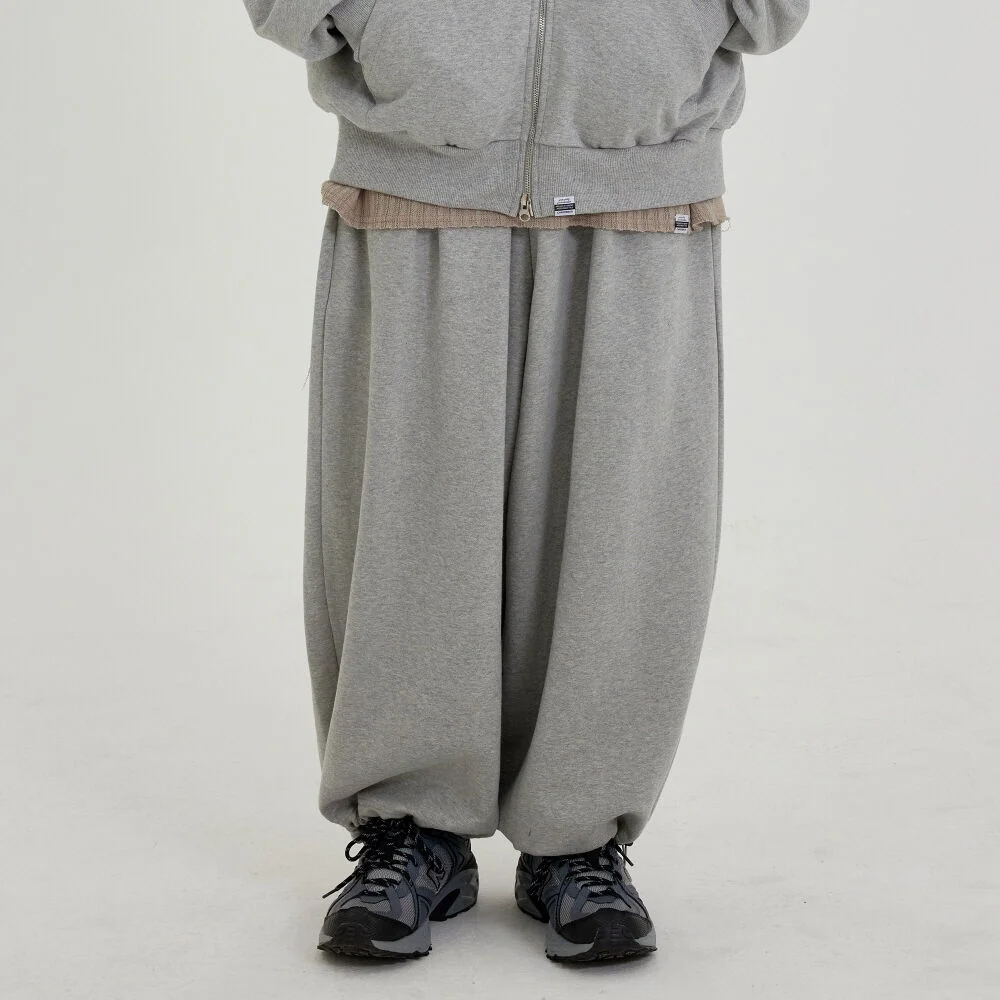 CB WIDE STRING SWEAT PANTS (GRAY)