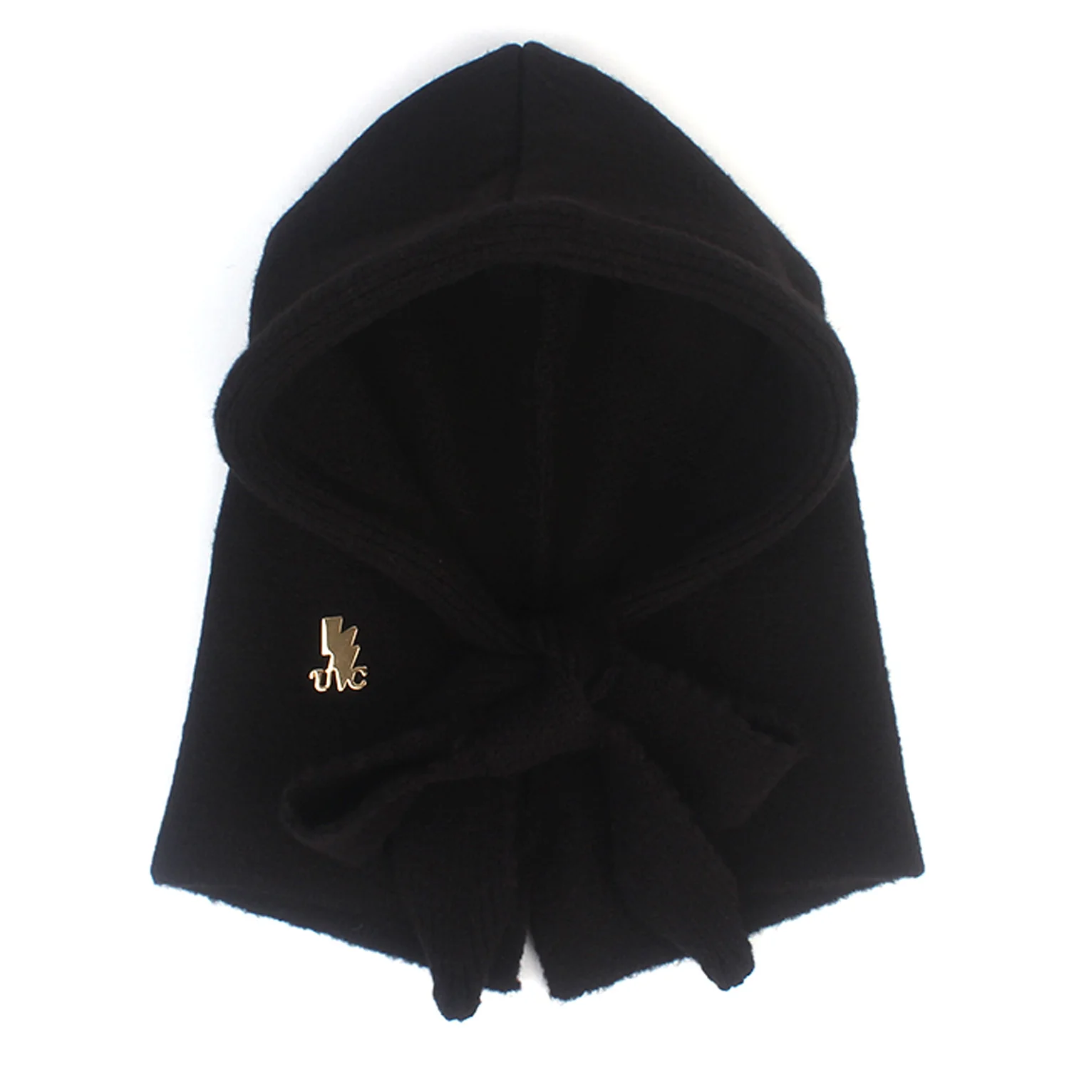 Wool Strap Black Open Balaclava 巴拉克拉瓦頭套
