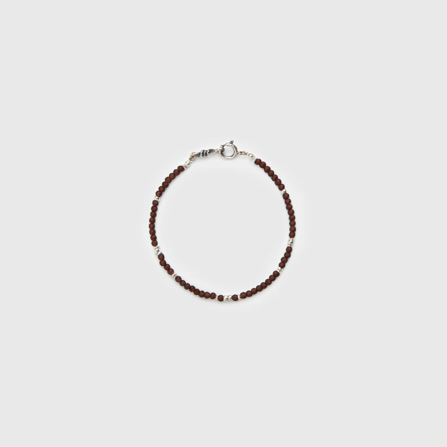 Thin Beads Bracelet - Brown