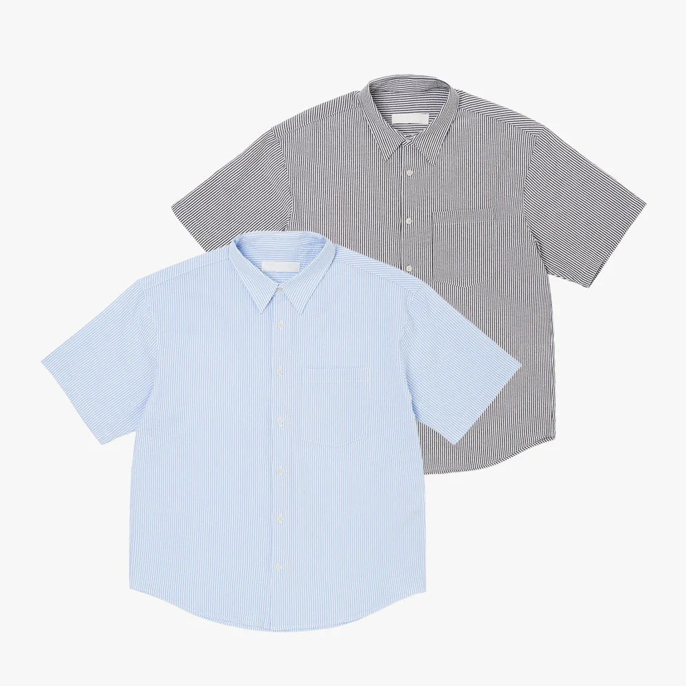 泡泡紗 短袖 襯衫_2colors