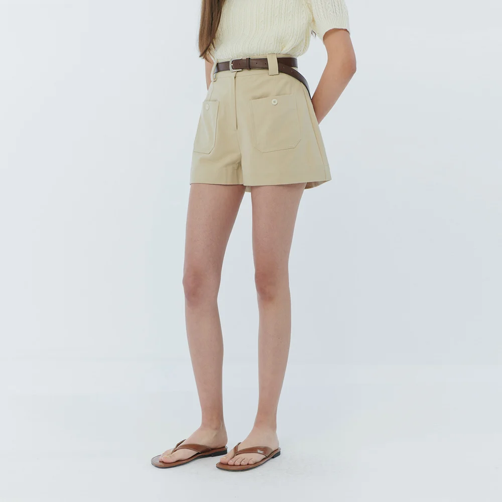 Button Pocket Shorts
