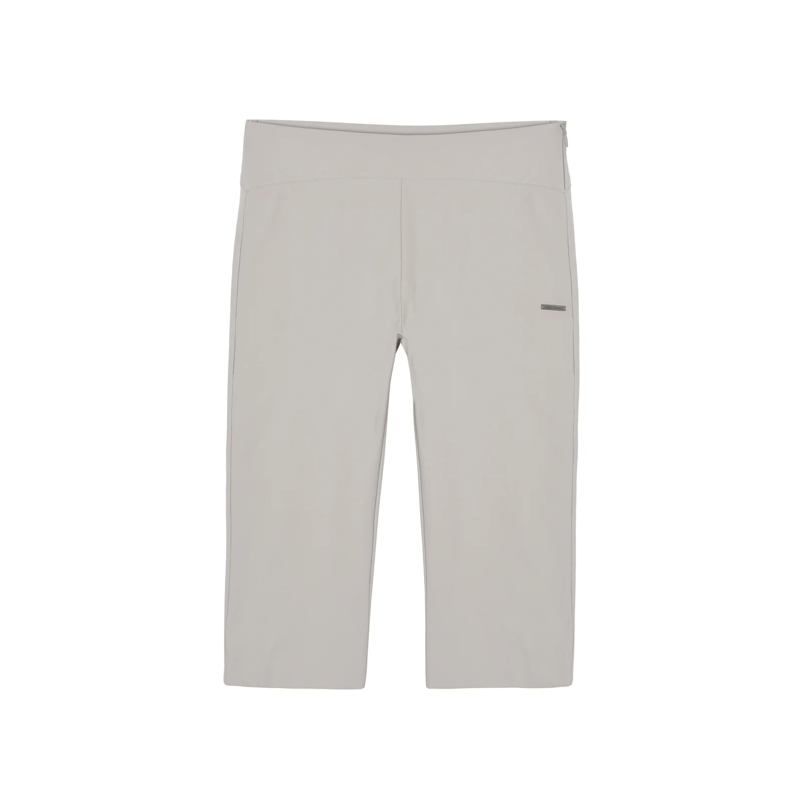 MINIMAL SLIM CAPRI PANTS_BEIGE