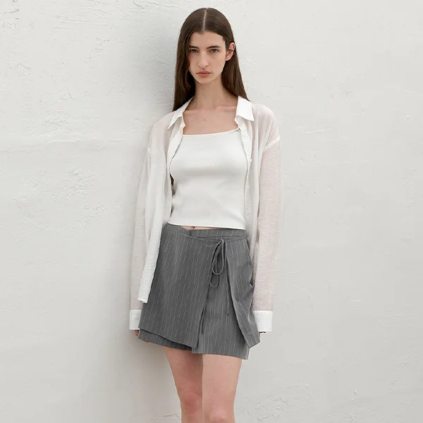 TALIA WRAP SKIRT PANTS(PT-5649)_2Colors