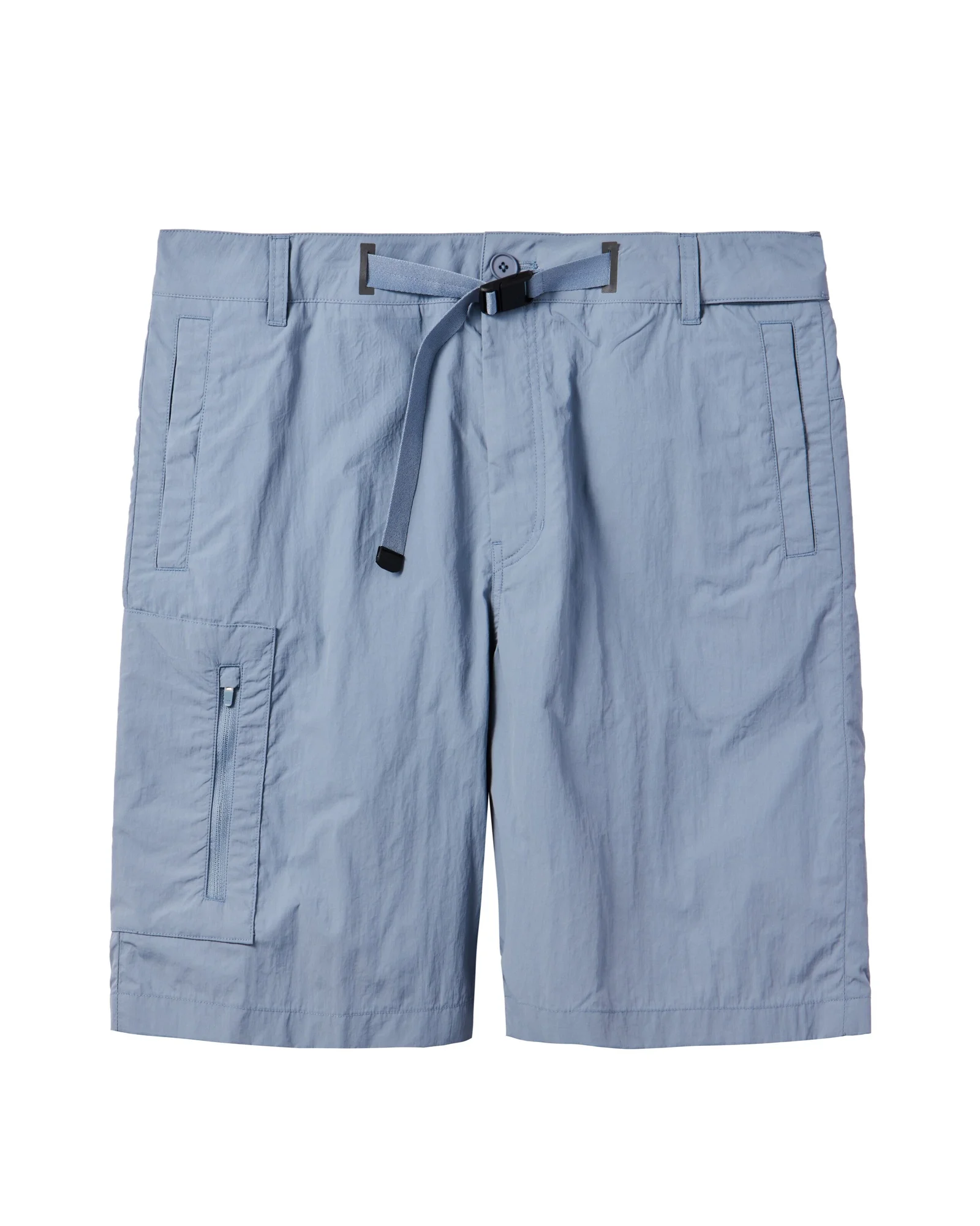 BELTED SHORTS - BLUE (P242MHP233)