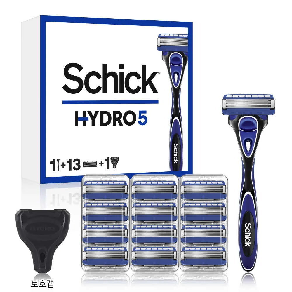 Schick Hydro5 剃鬚刀1+刀片13入+保護蓋1