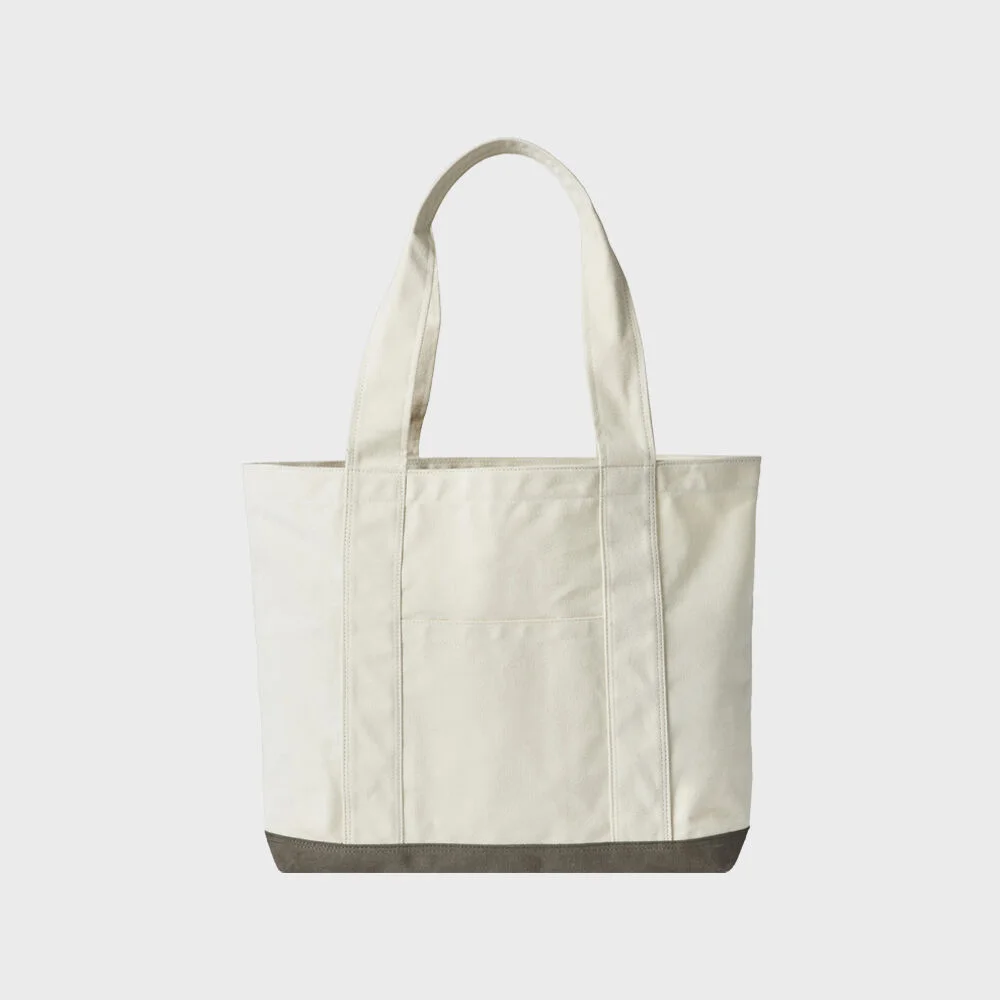 PEACH CANVAS BAG (Natural) 蜜桃色 帆布 袋