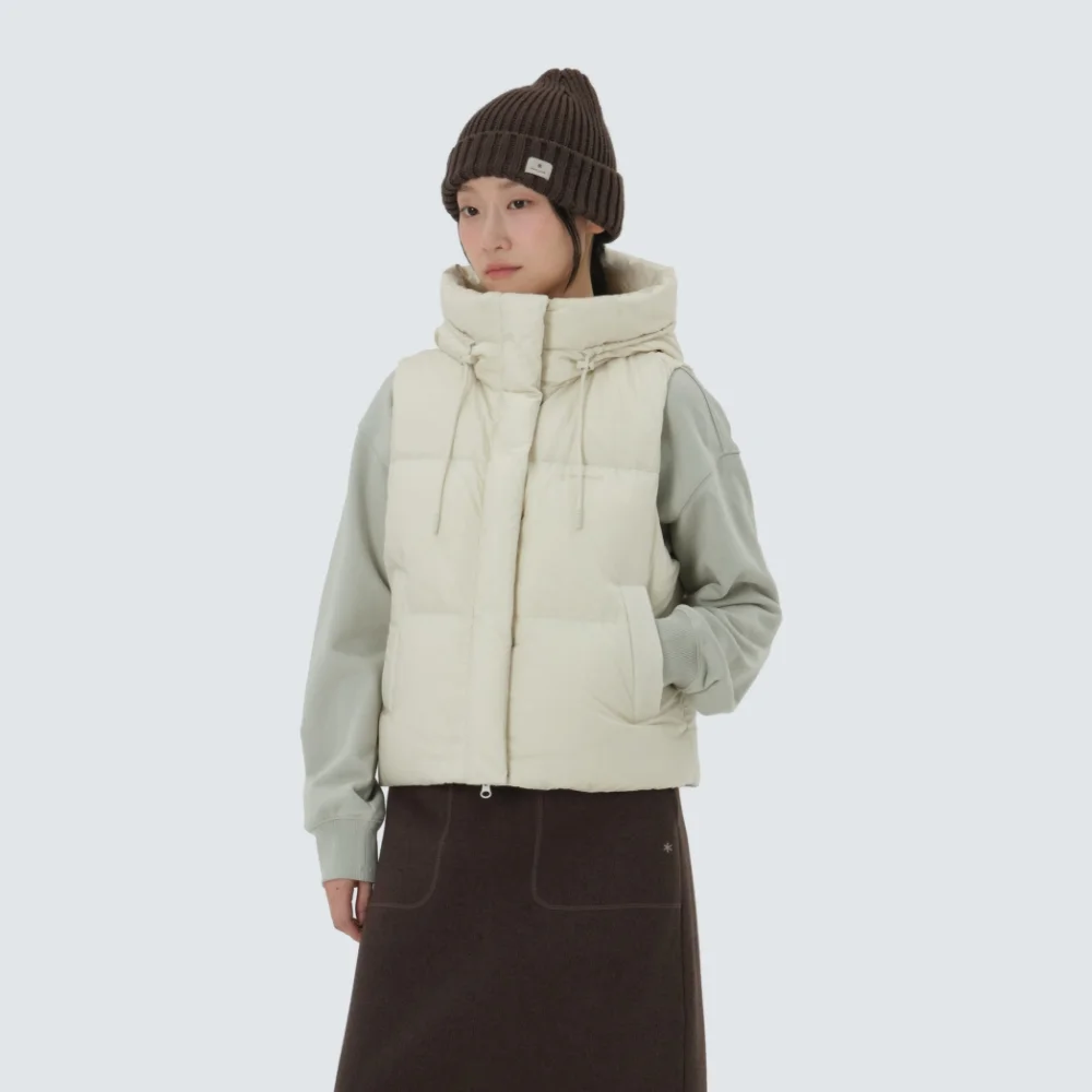 Puppina 女裝 連帽衫 Down Sand Beige (S25WWFDV21)