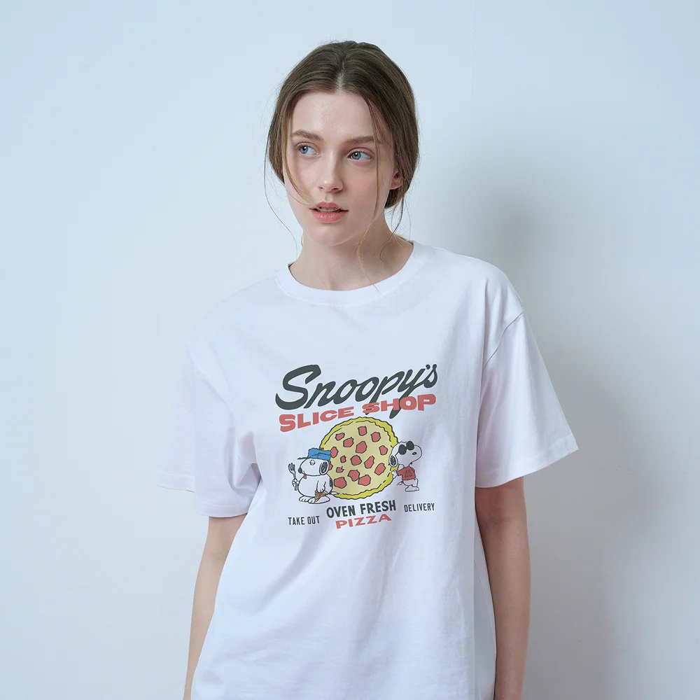 SNOOPY & OLAFs Slice Shop 短袖 T恤
