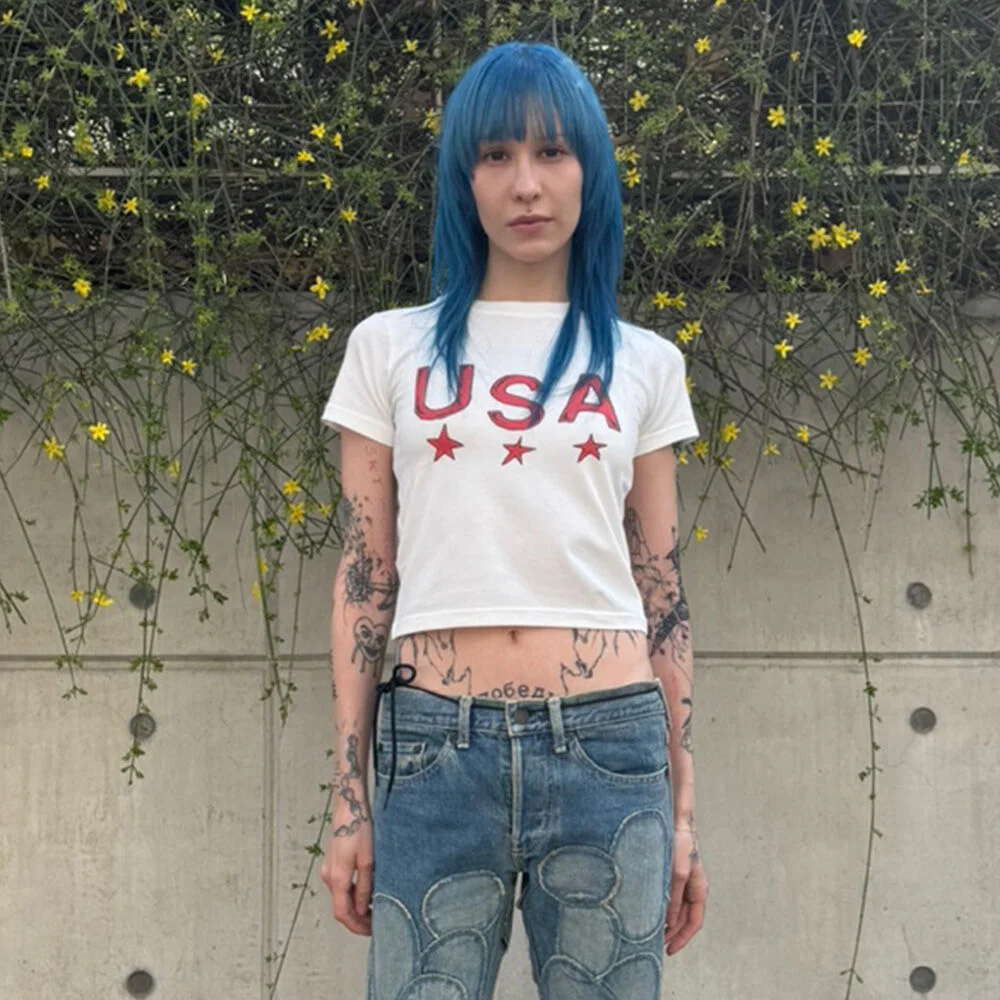 USA BABY TEE_WHITE(IK2FMFT536C)