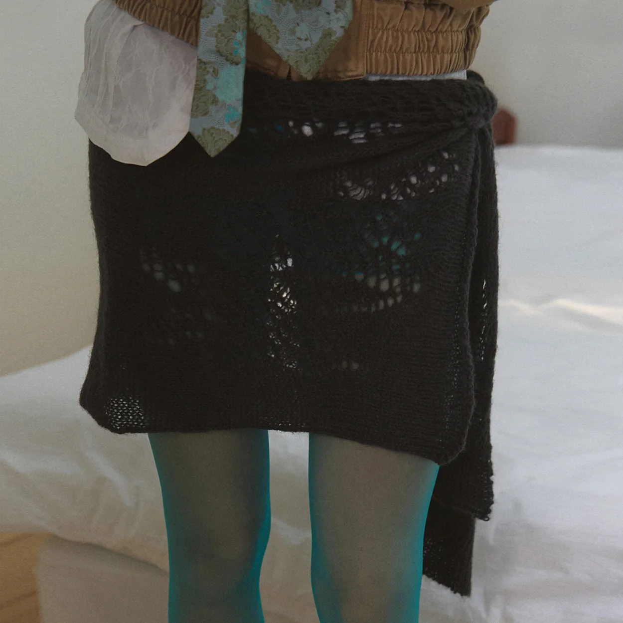 flone multi shawl-charcoal