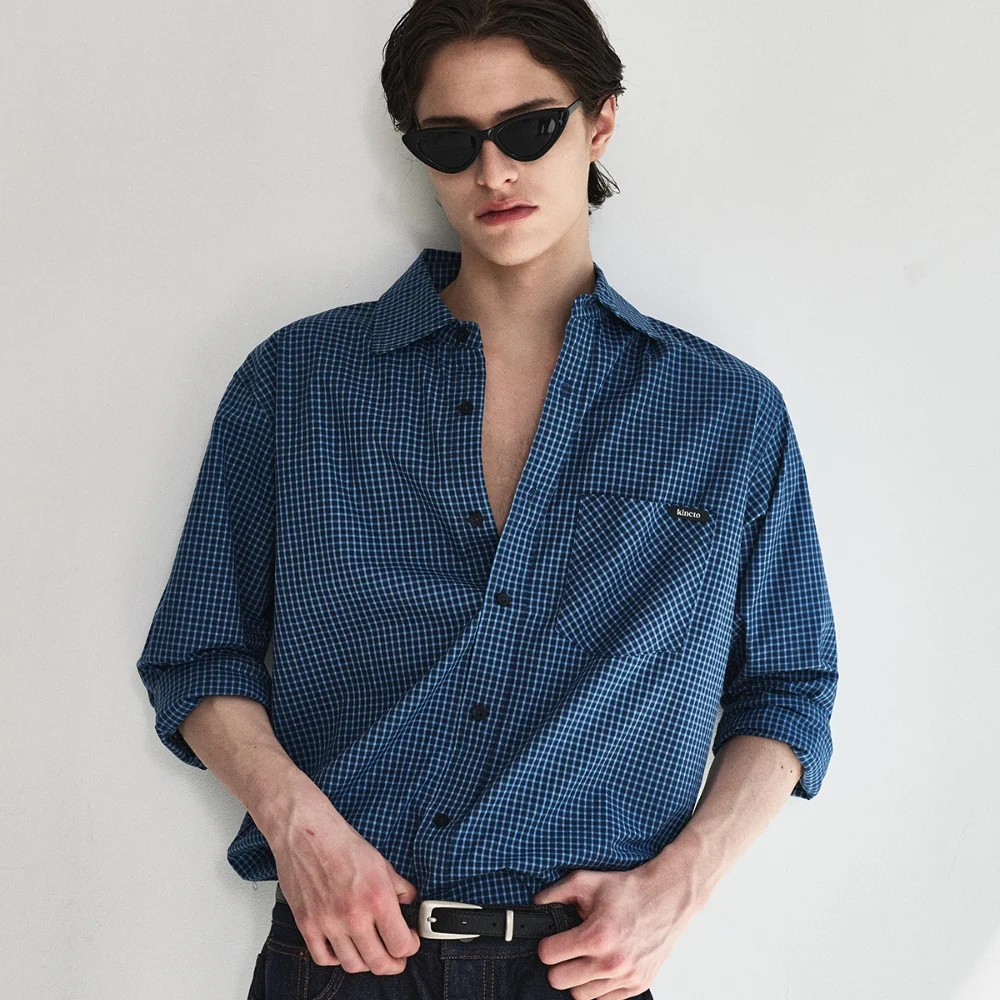 Classic Checked Shirt_Blue