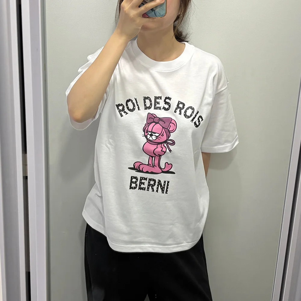 ROIDESROIS X BERNI ROA WITH BERNI 標誌 短袖T恤 (白色)