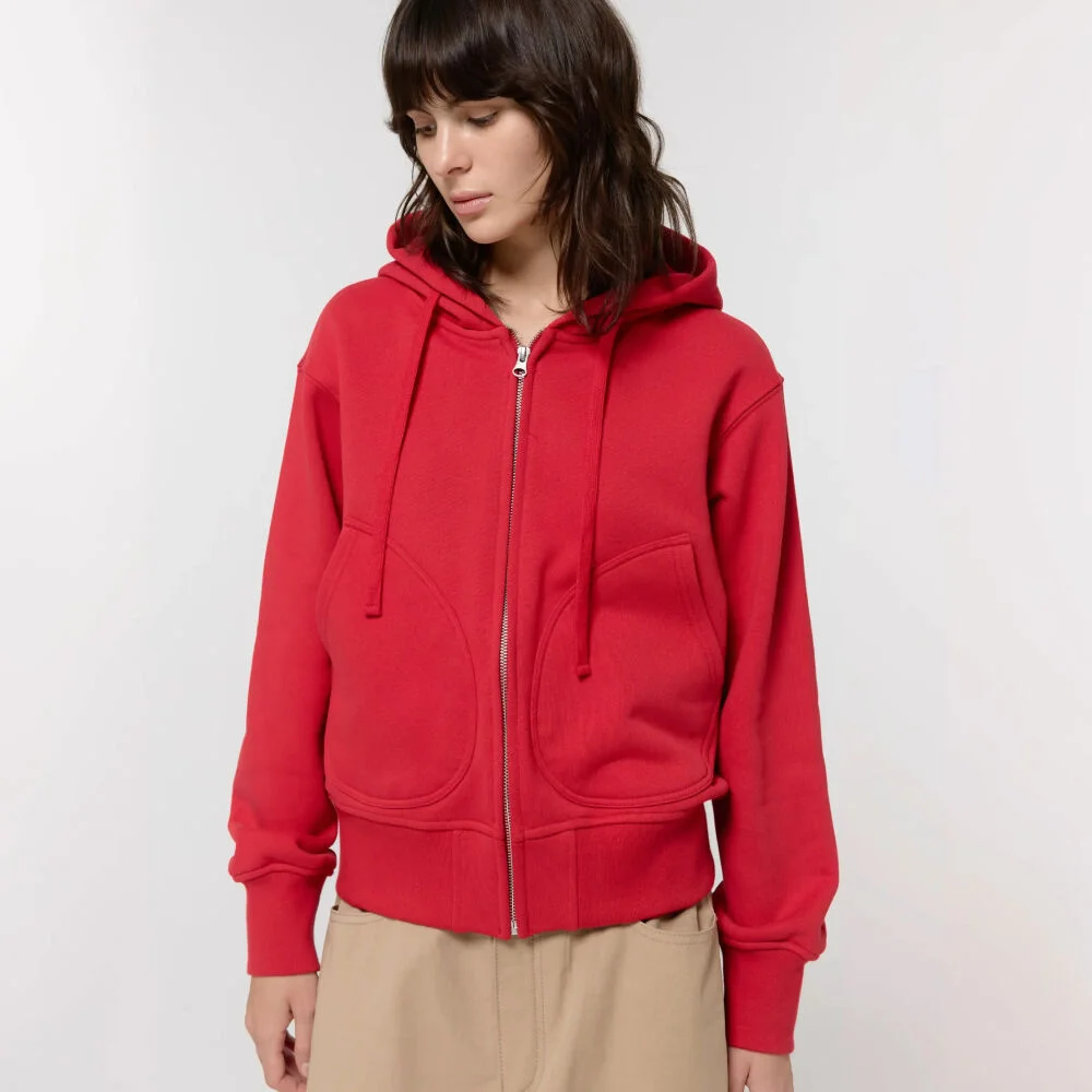 HERITAGE BOXER HOODIE / RED